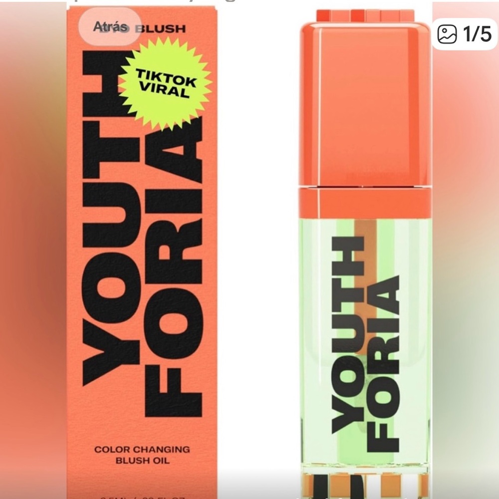 💗5 For $25 - Youthforia Color Changing Blush Oil and other colors as well